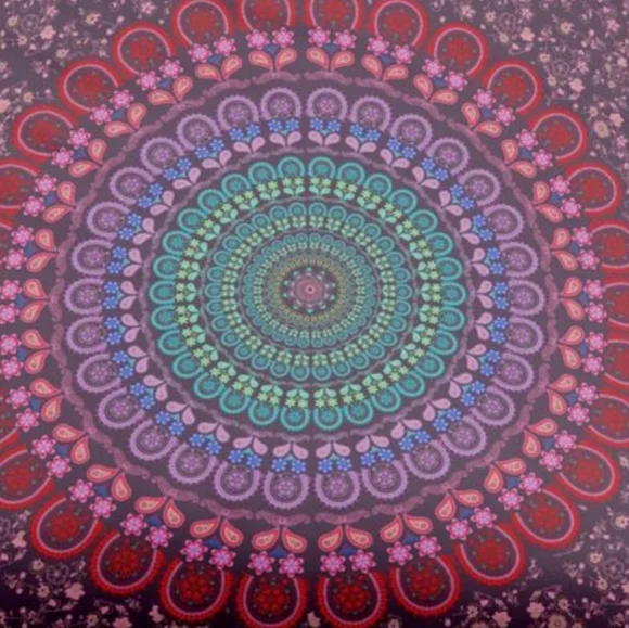 Mandala Queen Size Duvet Cover with Two Pillows - Picture 5 of 8